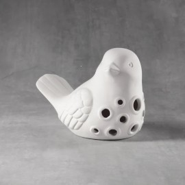 Ceramic Bisque Bird Luminary